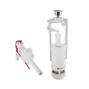 Сливной механизм Alcaplast SA2000S 3/8" CHROM №2