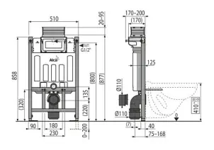 Інсталляція AlcaPlast AM118/850 №2