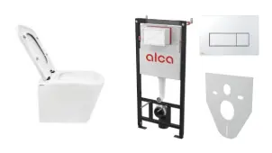 Инсталляция AlcaPlast 4в1 AM101/1120-4:1 RU M571-00+ RIMLESS FLOW №1