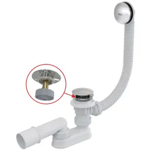 Сифон для ванни Alcaplast click-clack A504CKM №1