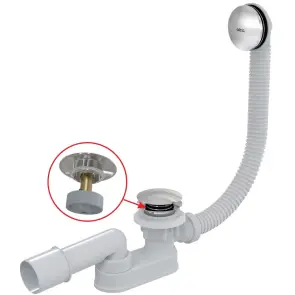 Сифон для ванни Alcaplast click-clack A507CKM №1