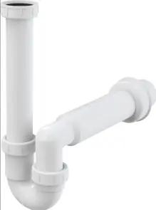 Сифон трубчастий Alcaplast d50 з НГ 6/4, A80-DN50 №1