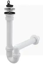 Сифон для мойки с нержавеющей решеткой Alcaplast ф40 A800-DN40
