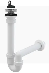 Сифон для мойки с нержавеющей решеткой Alcaplast ф40 A800-DN40 №1