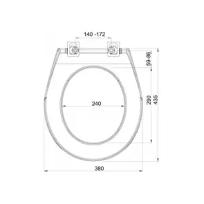Сидіння для унітазу Alcaplast A60 №2