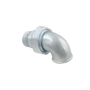 Американка оцинкованная угловая Gebo ВЗ DN40 1 1/2" №1