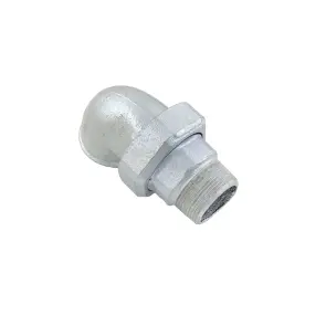 Американка оцинкованная угловая Gebo ВЗ DN40 1 1/2" №2