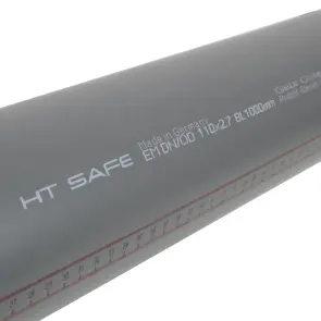 Труба внутренняя OSTENDORF HT Safe ф110мм x1м 2.7мм 175040 №4