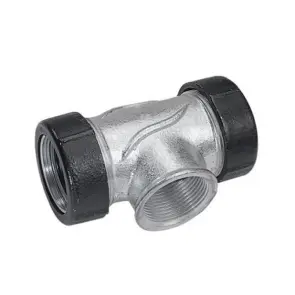GEBO QUICK QT затискний трійник з різьбою DN50 59.7-63.6 x2" x59.7-63.6мм №1