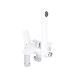 Душова система універсальна Qtap Presto на три споживачі (з виливом) QTPRE111CRW45580 Chrome/White №8