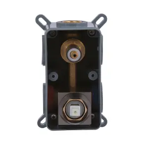 Душевая система для душа Qtap Gemini скрытого монтажа на два потребителя QTGEM113GMB45698 Gunmetal Black PVD №11