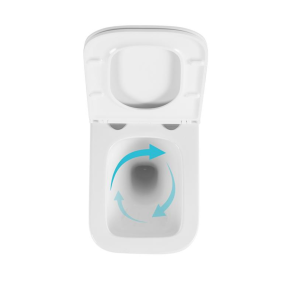 Готовое решение Qtap для ванной комнаты: подвесной унитаз Gemini Ultra Quiet 485×340×350 + комплект установки Nest 4 в 1 (круглая клавиша Chrome) №6