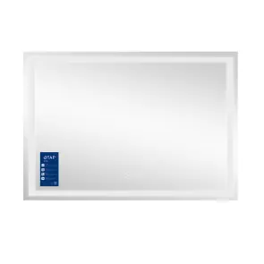 Дзеркало Qtap Mideya MI1) 1200х800 з LED-підсвічуванням Touch, з антизапотіванням, димером QT2078F613W №4