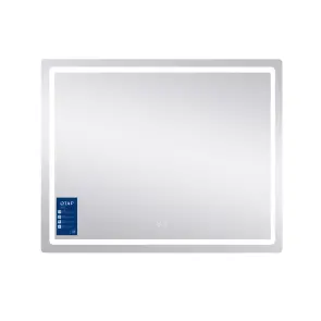 Зеркало Qtap Mideya (DC-F910) 1000х800 с LED-подсветкой Touch, с антизапотеванием, димером QT2078F910W №4