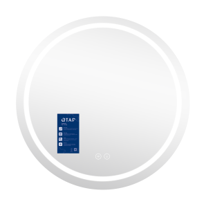 Зеркало Qtap Mideya R1000 с LED-подсветкой Touch, с антизапотеванием, димером QTMIDR100049003 №4