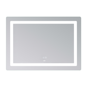 Зеркало Lidz Kubis (KU2) 1200х800 с LED-подсветкой Touch, с антизапотеванием, с димером, рег. яркости LDKUB120080049007 №4