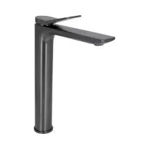 Смеситель для раковины Qtap Presto высокий QTPRE269GRP45582 Graphite