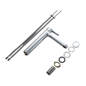 Смеситель латунный для раковины Lidz Astra 001FH высокий (k35) LDAST001FHCRM48090 Chrome №9
