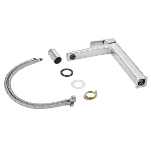 Змішувач латунний для раковини Lidz Orion 001FH високий (k25) LDORI001FHCRM48096 Chrome №6