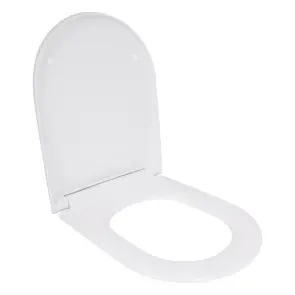 Qtap Сидіння для унітаза (Robin 520, Scorpio 520) 465x363x60 мм, White, з мікроліфтом, Slim Duroplast, MagLock QTSC179W48916 №3