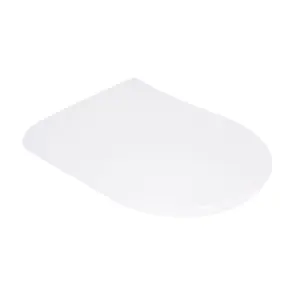 Qtap Сидіння для унітаза (Robin 490, Scorpio 490) 430x363x60 мм, White, з мікроліфтом, Slim Duroplast, MagLock QTSC179W48915 №1