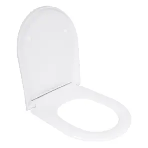 Qtap Сидіння для унітаза (Robin 490, Scorpio 490) 430x363x60 мм, White, з мікроліфтом, Slim Duroplast, MagLock QTSC179W48915 №3