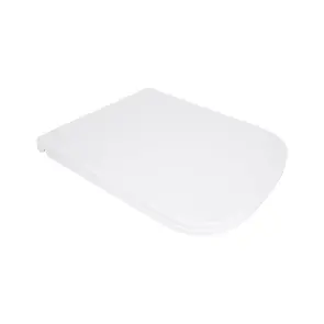 Сидіння для унітазу Qtap (Gemini 490) 428x344x37,5 мм, White, з мікроліфтом, Slim Duroplast, Quick Release QTSC179W49385 №1