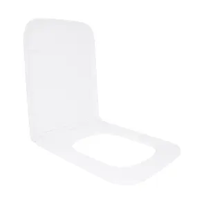 Сидіння для унітазу Qtap (Gemini 520) 448x357x38,5 мм, White, з мікроліфтом, Slim Duroplast, Quick Release QTSC179W49386 №3