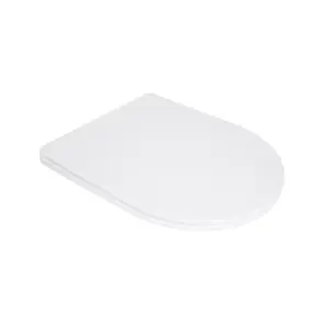 Сидіння для унітазу Qtap (Taurus 490) 422x360x30 мм, White, з мікроліфтом, Slim Duroplast, Quick Release QTSC179W49383 №1