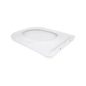 Сидіння для унітазу Qtap (Stork, Aquarius 630) 420x336x22 мм, White, з мікроліфтом, Slim Duroplast, Quick Release QTSC179W49263 №4