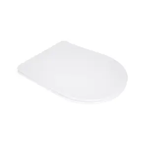 Сидение для унитаза Qtap (Evia, Arvin, Leo 630) 410x330x22 мм, White, с микролифтом, Slim Duroplast, Quick Release QTSC179W49264 №1