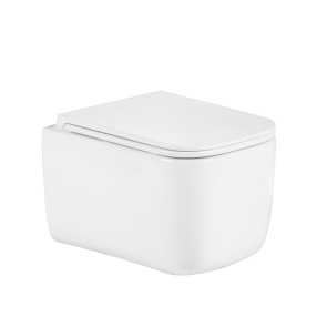 Унитаз подвесной Qtap Gemini Ultra Quiet 485×340×350 мм, White, с сиденьем Slim Duroplast / Soft-close / Quick Release QTTAU26W49119 №1