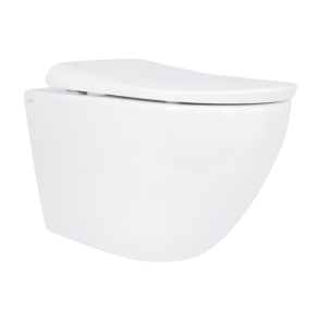 Унитаз подвесной Qtap Robin ML Ultra Quiet 490x365x325 мм, с сиденьем Soft-close MagLock, White QTROBML26W49621 №1
