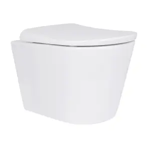 Унитаз подвесной Qtap Scorpio ML Ultra Quiet 490x365x325 мм, с сиденьем Soft-close MagLock, White QTSCOML26W49622 №1