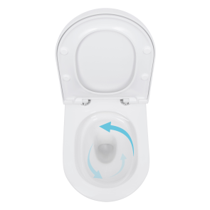 Унитаз подвесной Qtap Scorpio ML Ultra Quiet 490x365x325 мм, с сиденьем Soft-close MagLock, White QTSCOML26W49622 №6