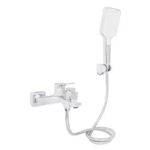 Змішувач для ванни Qtap Arvin з душовим гарнітуром QTARV259CRM48640 Chrome №1