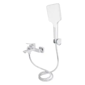 Змішувач для ванни Qtap Arvin з душовим гарнітуром QTARV259CRM48640 Chrome №3