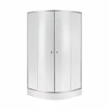 Набір Lidz душова кабіна Latwa SC90x90.SAT.LOW.FR, скло Frost 4 мм + піддон Kupala
