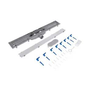 Трап Qtap Dry Tile304-900 лінійний з сухим закривом під плитку 900 мм №6