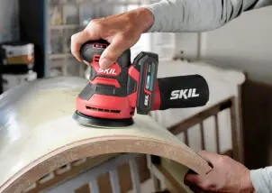 Акумуляторна ексцентрикова шліфувальна машина 125мм 20В SKIL 3745 CA 11071000101 (SR1E3745CA) №5