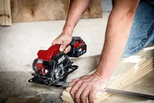 Аккумуляторная циркулярная пилка по мультиматериалу 120мм 20В SKIL 3540 CA Compact 11071600201 (SW1E3540CA) №4