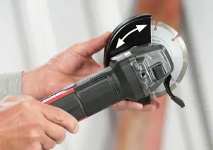 Болгарка (кутова шліфувальна машина) мережева 125мм 850 Вт "VRS+" SKIL 9132 AB 11070500101 (AG1E9132AB) №9