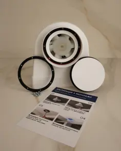 Витяжний вентилятор прихованого монтажу для натяжних стель - Gratka SLIM 125 №2