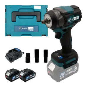 Акумуляторний гайковерт PROFI-TEC PTW502 POWERLine (2×PT2040MP (4.0 Аг), зарядний пристрій) №1
