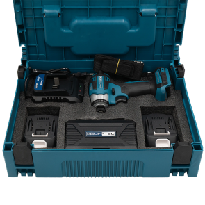 Аккумуляторный импульсный винтоверт PROFI-TEC PID1820BL POWERLine (набор бит, 2×PT2020MP (2.0 Ач), зарядное устройство) №11