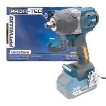 Аккумуляторный гайковерт PROFI-TEC PPTW11020 UltraCore (без аккумулятора и зарядного устройства)