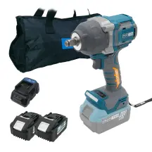 Аккумуляторный гайковерт PROFI-TEC PPTW11020 UltraCore (2×PT2040EP (4.0 Ач), зарядное устройство)