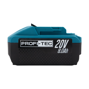 Акумуляторна батарея PROFI-TEC PT2080EP POWERLine (20 В / 8.0 Аг, високострумова, з індикатором) №5