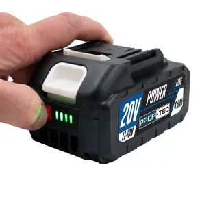 Акумуляторна батарея PROFI-TEC PT2040MP POWERLine (20 В / 4.0 Аг, високострумова, з індикатором) №5