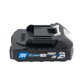 Аккумуляторная батарея PROFI-TEC PT2020MP POWERLine (20 В / 2.0 Ач, высокотоковая, с индикатором) №3